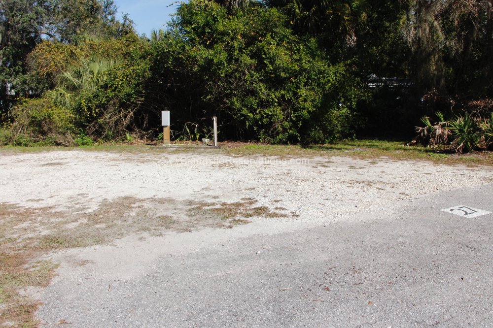 Photo of Campsite 27 in Lake Manatee State Park Campground at Lake